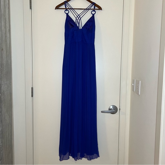 Aidan Mattox evening gown - Cobalt Blue size 8 - Picture 4 of 10
